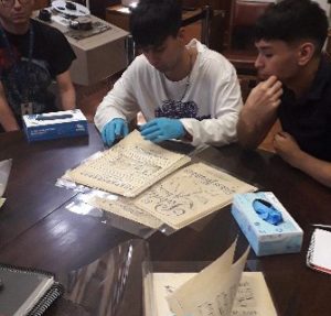 Actividad en educación patrimonial. Archivo de Música de la Biblioteca Nacional de Chile.