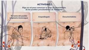 Material interactivo de educación patrimonial, para plataforma Web del Museo de Talagante, Chile.